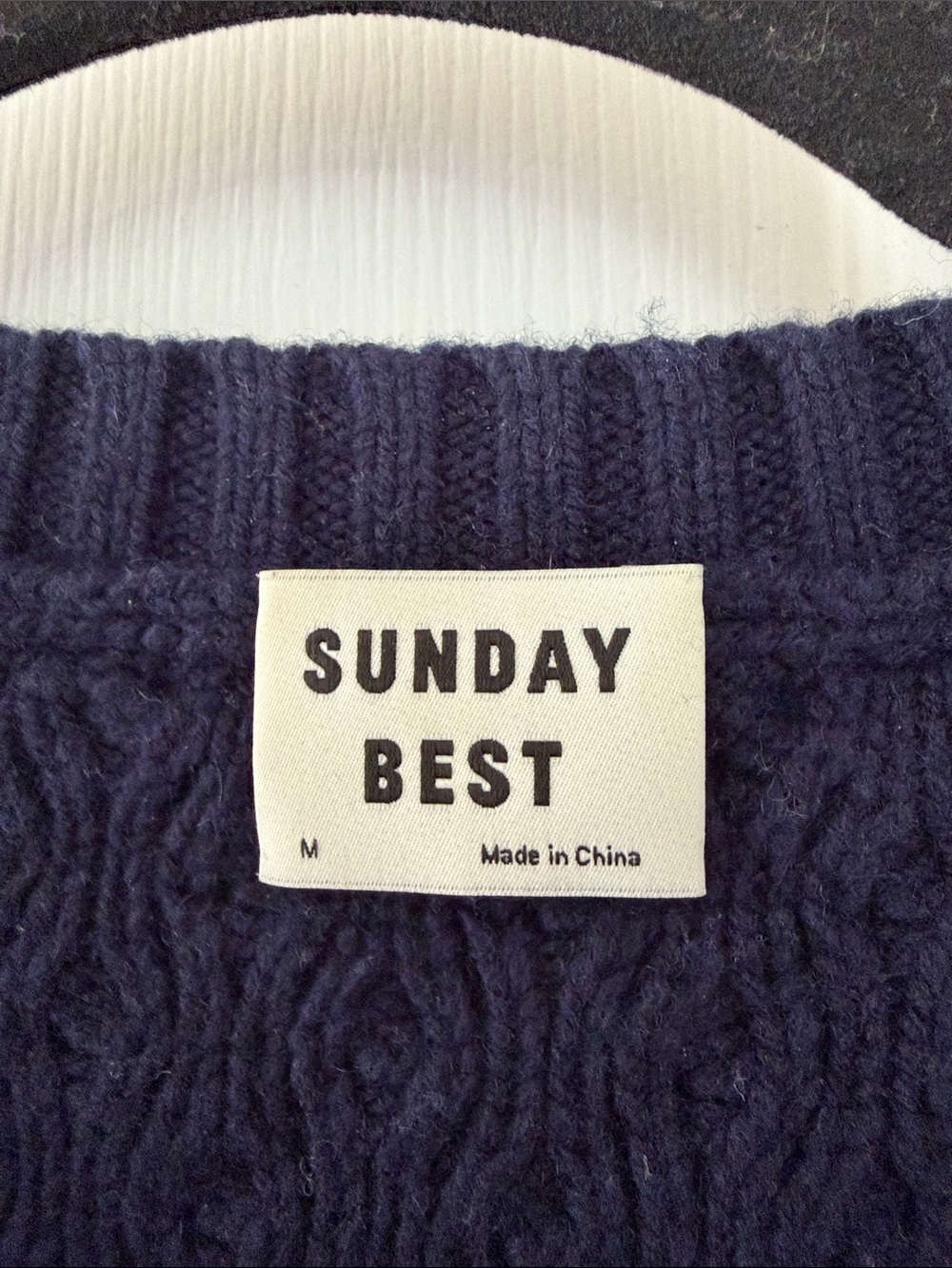 Sunday Best Peggy Cable Knit Crewneck Sweater - Picture 2 of 4